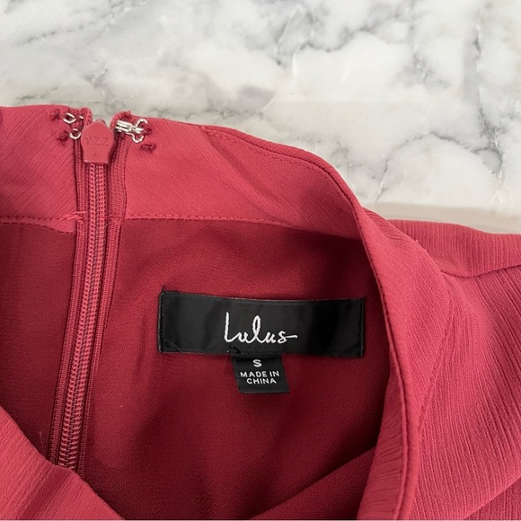 Autumn Bliss Rusty Rose Long Sleeve Cutout Mini Dress Rusty Rose Small - Picture 13 of 16